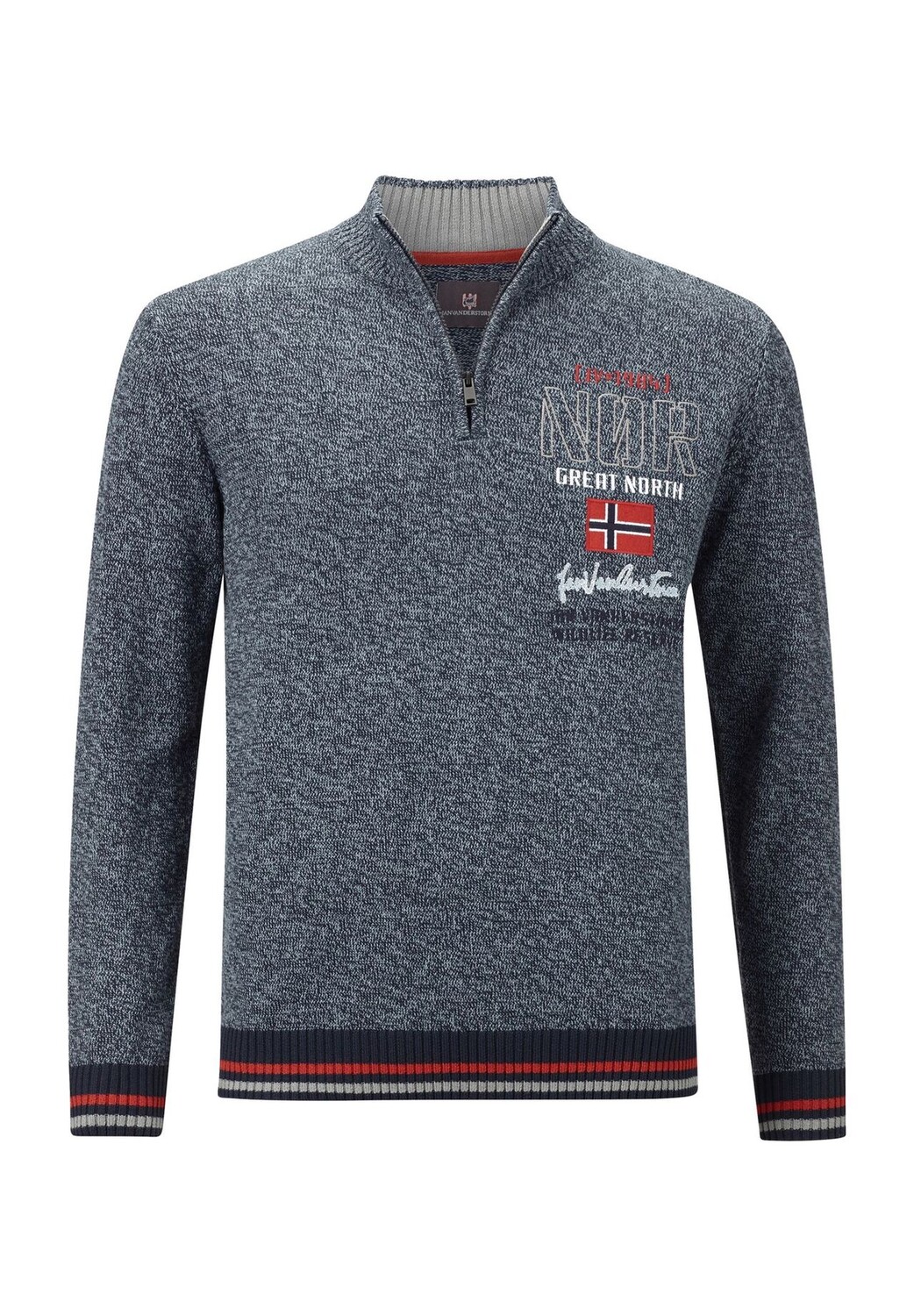 

Свитер КАЭТАН JAN VANDERSTORM, темно-синий