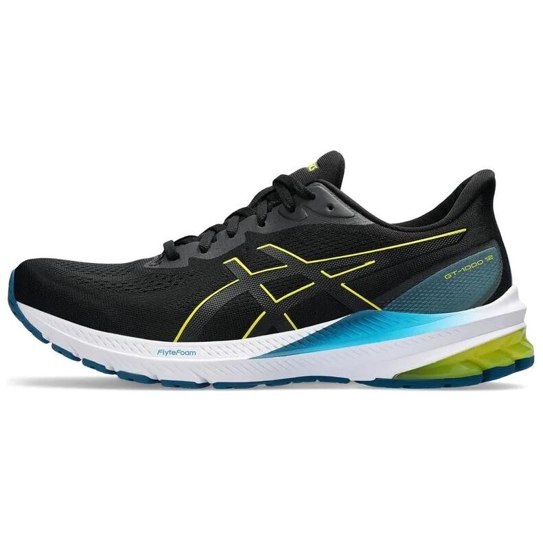 

Кроссовки мужские GT-1000 12 с низким верхом, черные/синие Asics