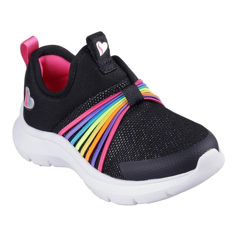

Skechers Skech-быстро! Кроссовки для маленьких девочек, цвет Black Multi