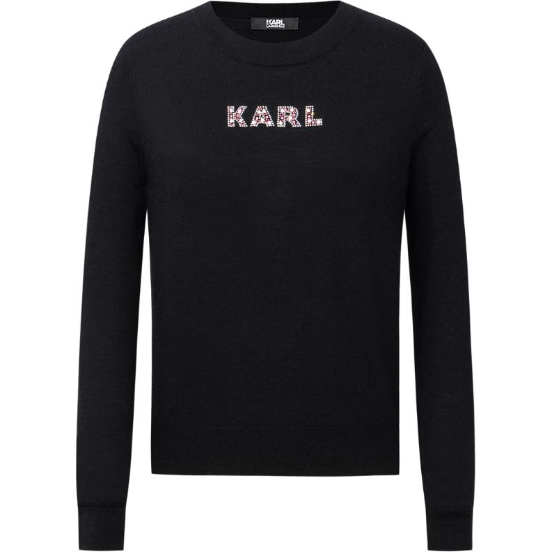 

Свитер KARL LAGERFELD SS24 женский черный KARL LAGERFELD / Karl Lagerfeld Jeans