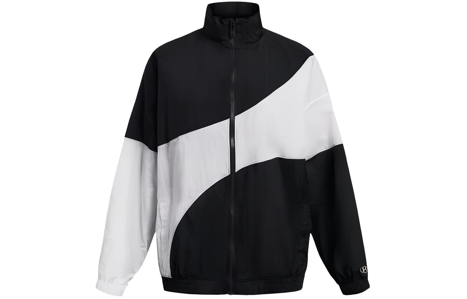 

Under Armour Женская куртка Ua Legacy с эффектом крепа в черно-белом цвете, Black White