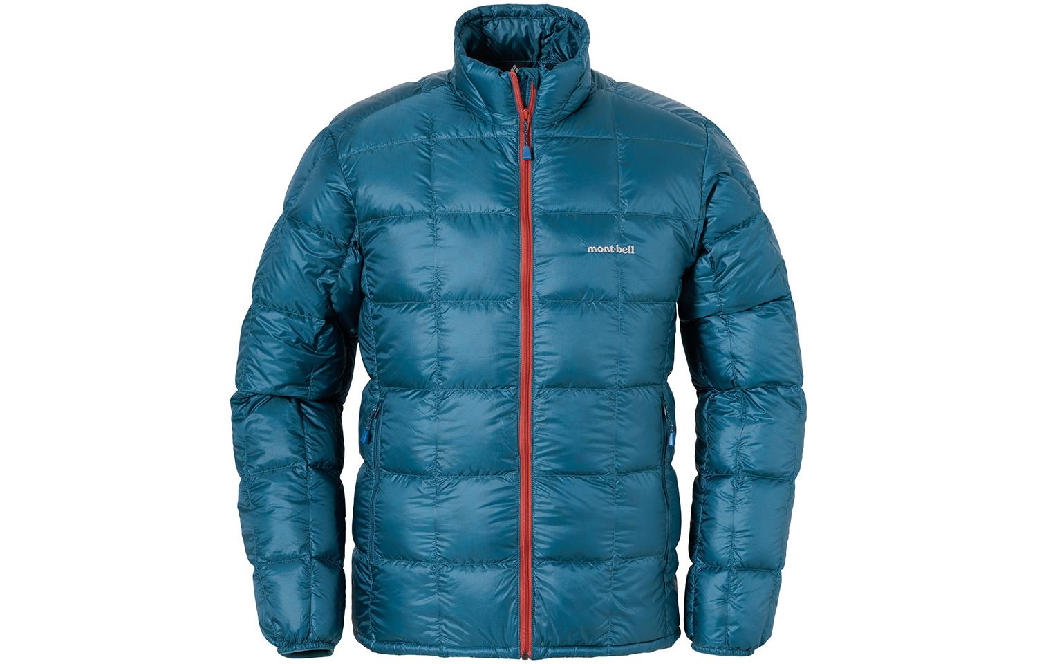 

Пуховик мужской со стойкой, легкий MONTBELL, bgn/синий зеленый