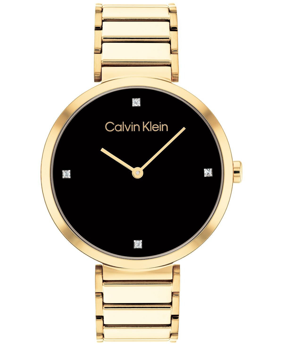 

Золотистые часы-браслет 36 мм Calvin Klein, золотой