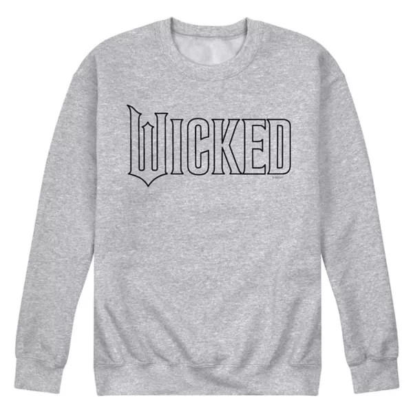 

Мужской худи с логотипом Wicked Outline Licensed Character, серый