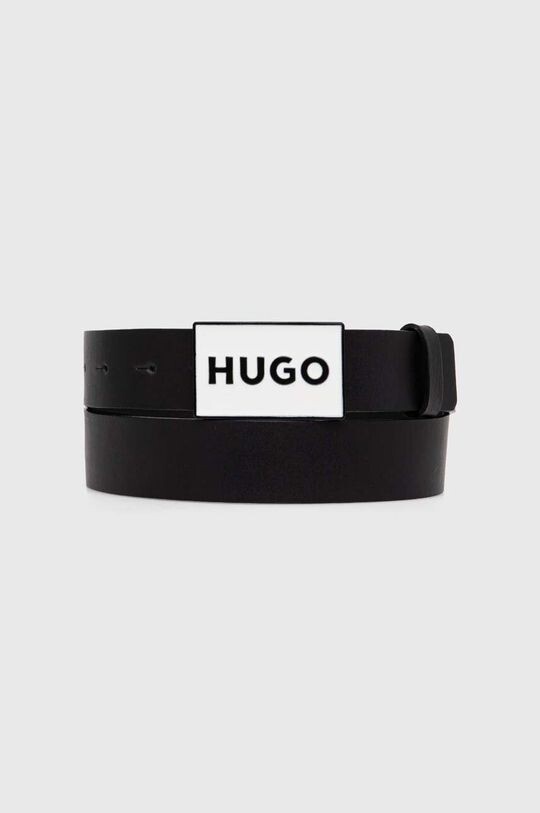 

Кожаный ремень Hugo, черный