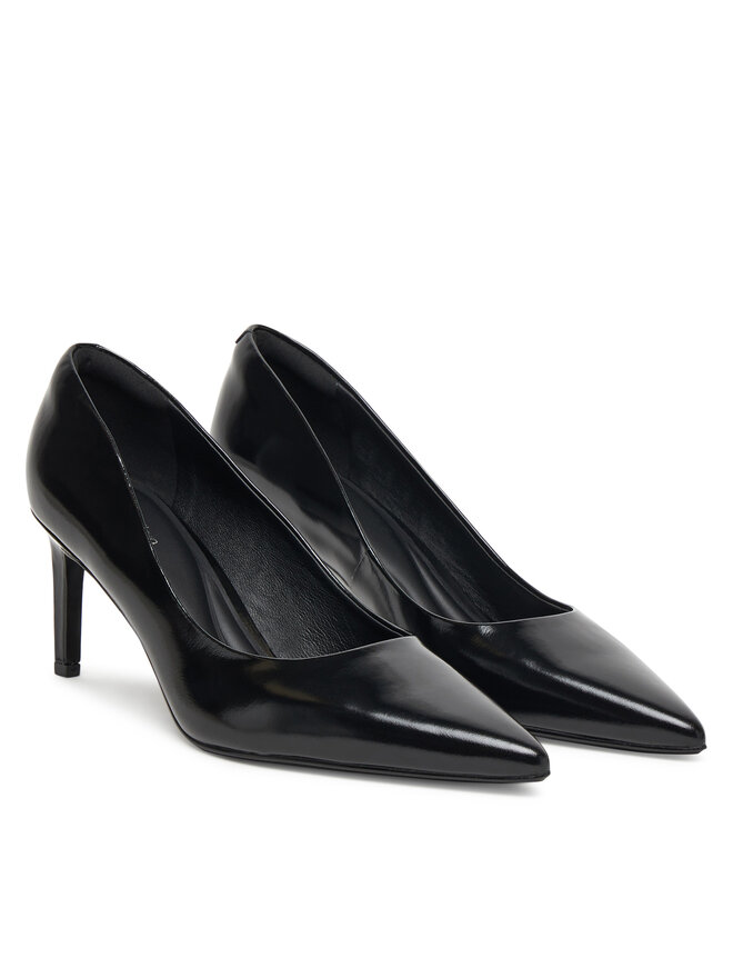 Туфли на высоком каблуке Ess Stiletto 70 Shiny Lth HW0HW02828 Calvin Klein, черный — фото 2