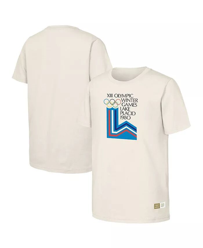 

Футболка мужская Natural 1980 Lake Placid Games Olympic Heritage Outerstuff