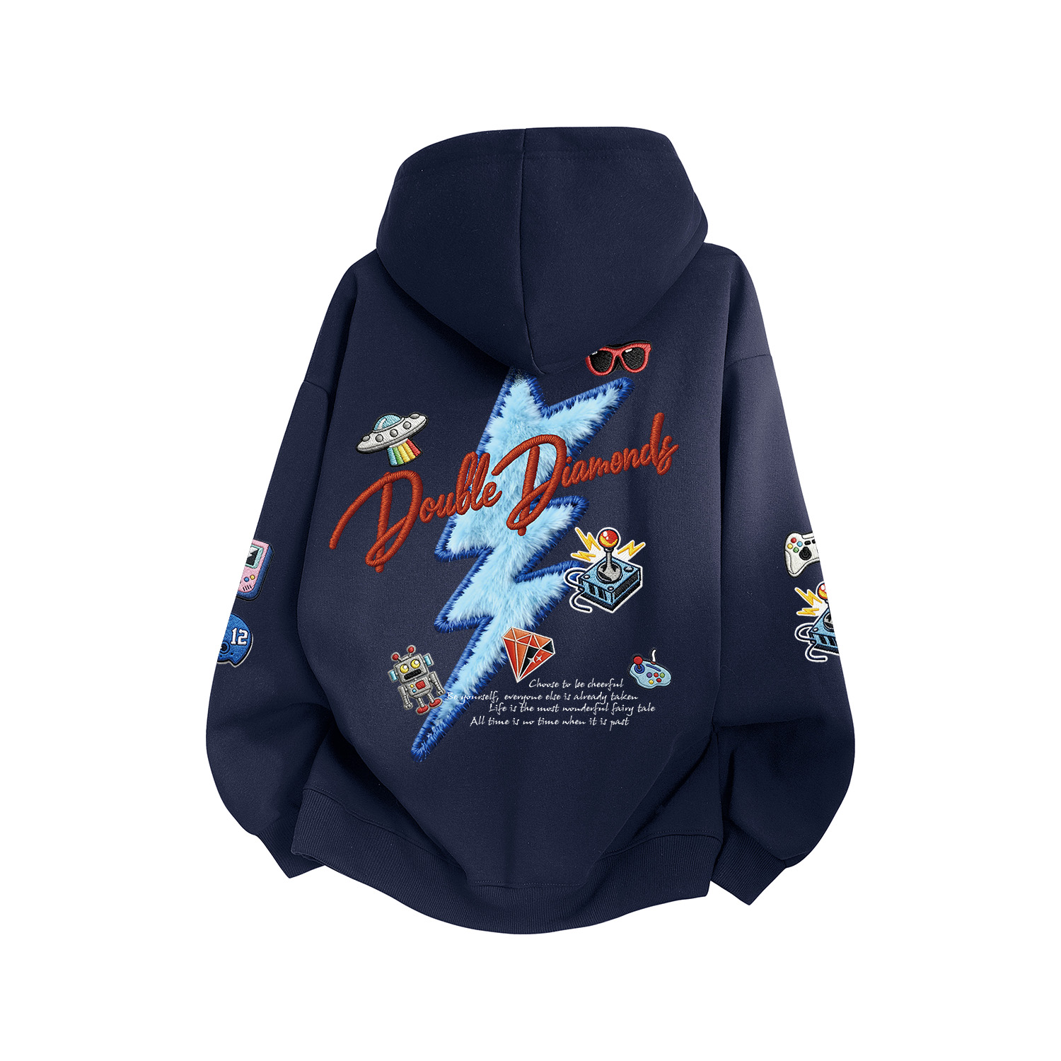 

Толстовка Unisex Hooded Thickened Regular AULDEY, темно-синий (fleece-lined)