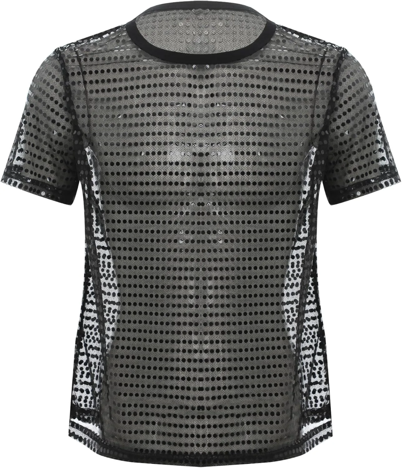 

Мужская футболка с пайетками и круглым вырезом Lorilida