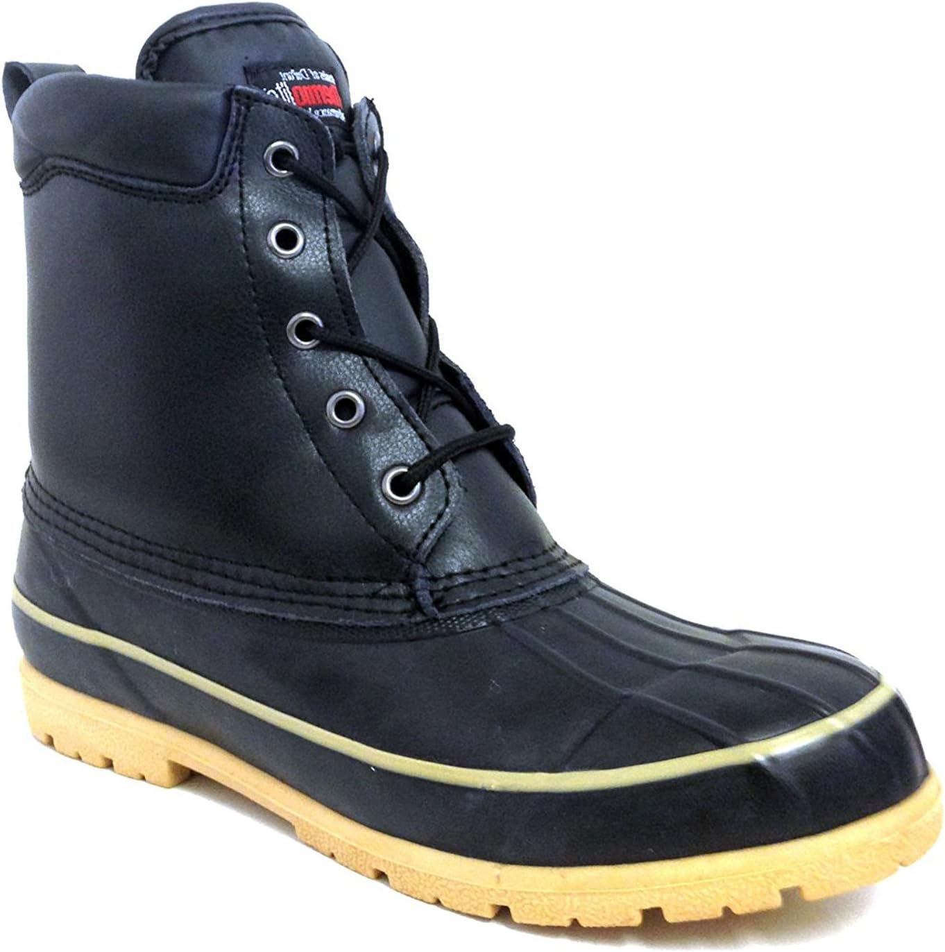 

Мужские ботинки G4U-R31BS Climate X Duck из кожи с термовойлой, водонепроницаемые, утепленные, для походов и снега, теплые зимние, загар/черный G4U-Fsi