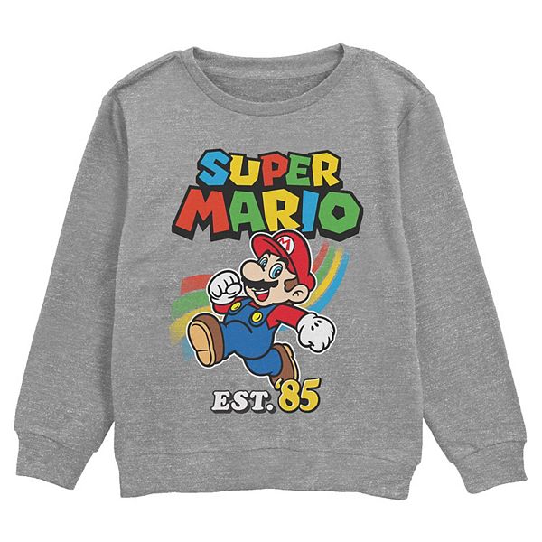 

Детская флисовая толстовка с принтом Nintendo Super Mario Licensed Character