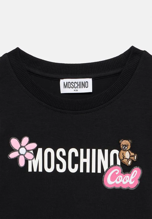 Футболка с дополнительным принтом Moschino, Nero/Black — фото 4