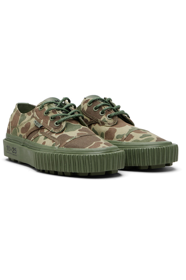 Кроссовки Haki Vans & OAMC Edition Seylynn Wtaps, Camo Green — фото 4