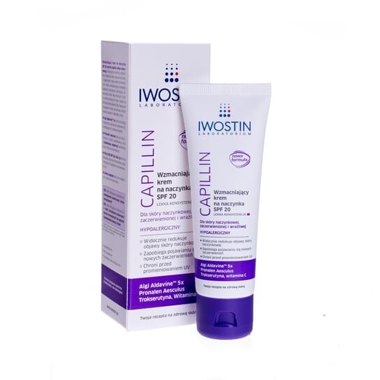 

Крем для укрепления капилляров, SPF 20, 40 мл Iwostin, Capillin