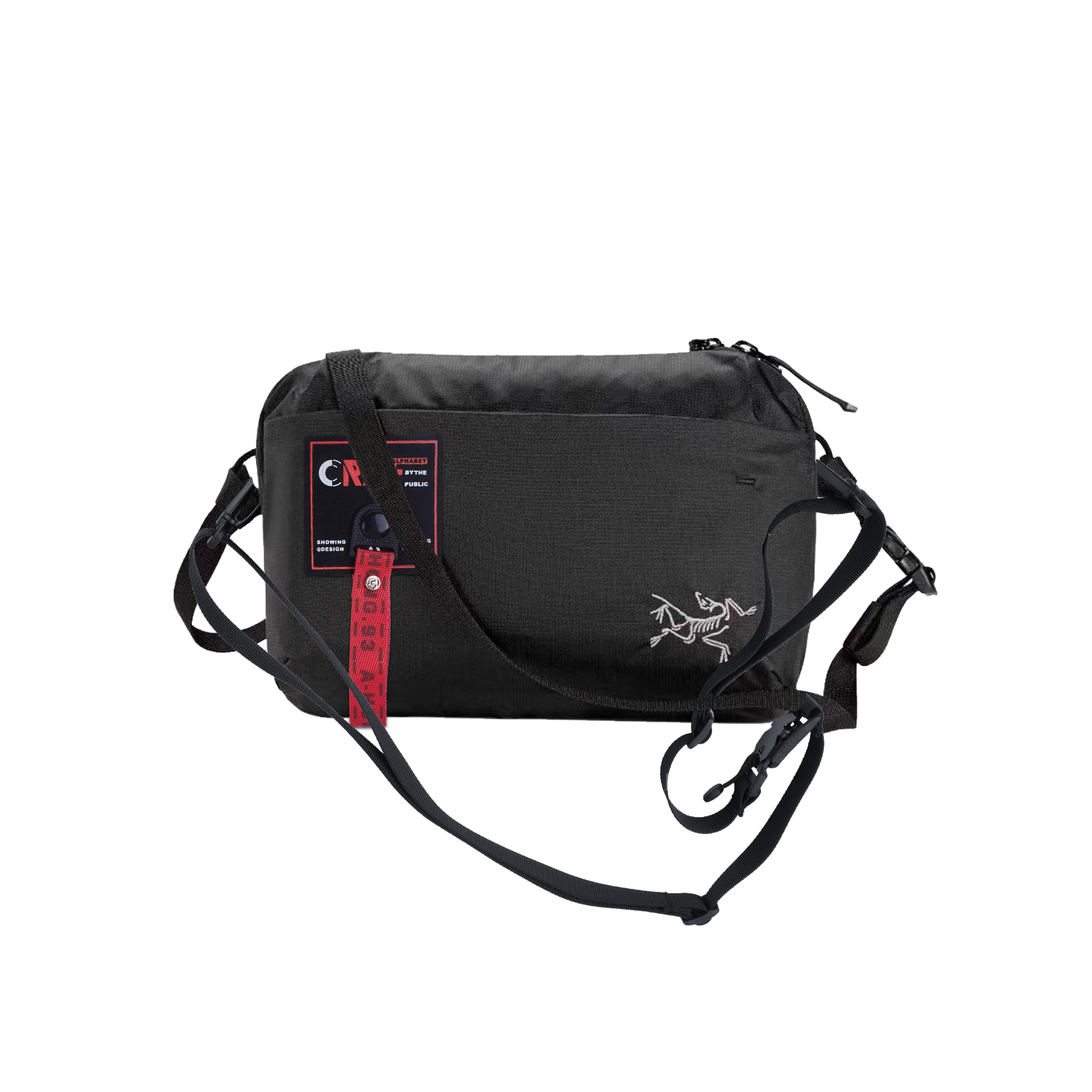 

Arcteryx Полиамидная поясная сумка унисекс черная, Wild Wind Passes by