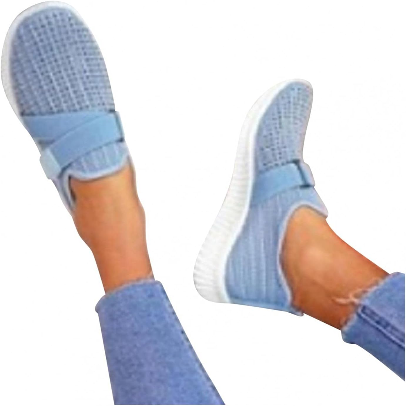 

Женские прогулочные туфли Hbeylia, модные повседневные туфли с бусинами, на платформе с эффектом памяти, спортивные кроссовки для бега, походов, спорта, легкие, дышащие, теннисные тренеры для скейтбординга, катания на лыжах и работы медсестры, с...