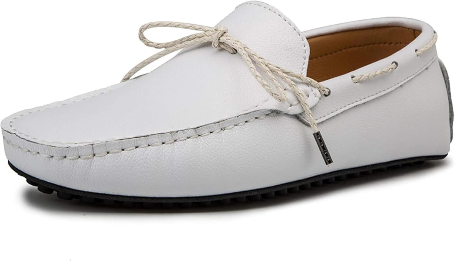 

Мужские лоферы Sylaiwao, повседневные шлепанцы и корабельные туфли для улицы, белый