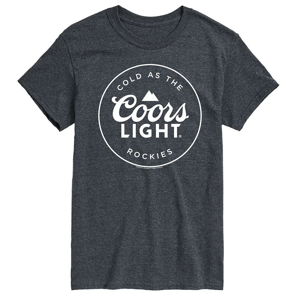 

Мужская футболка с легким логотипом Coors и графическим принтом Licensed Character, цвет Heather Gray