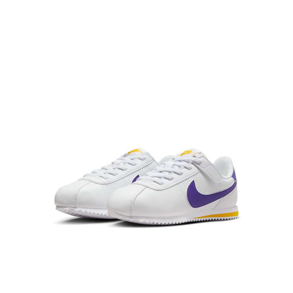 Кроссовки cortez easyon 'white varsity maize varsity purple' Nike, белый — фото 3