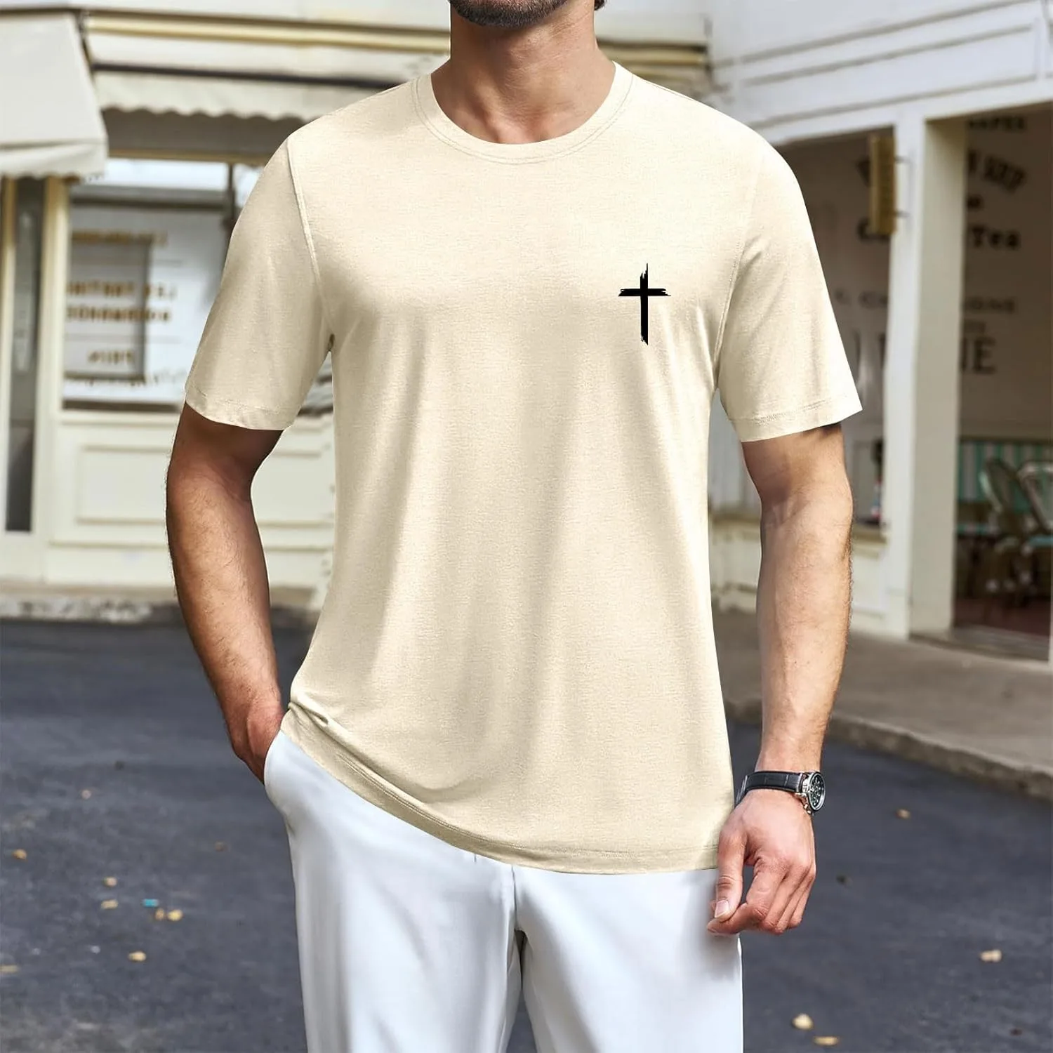 Футболка мужская Heavyweight Crew Neck Cotton — фото 3