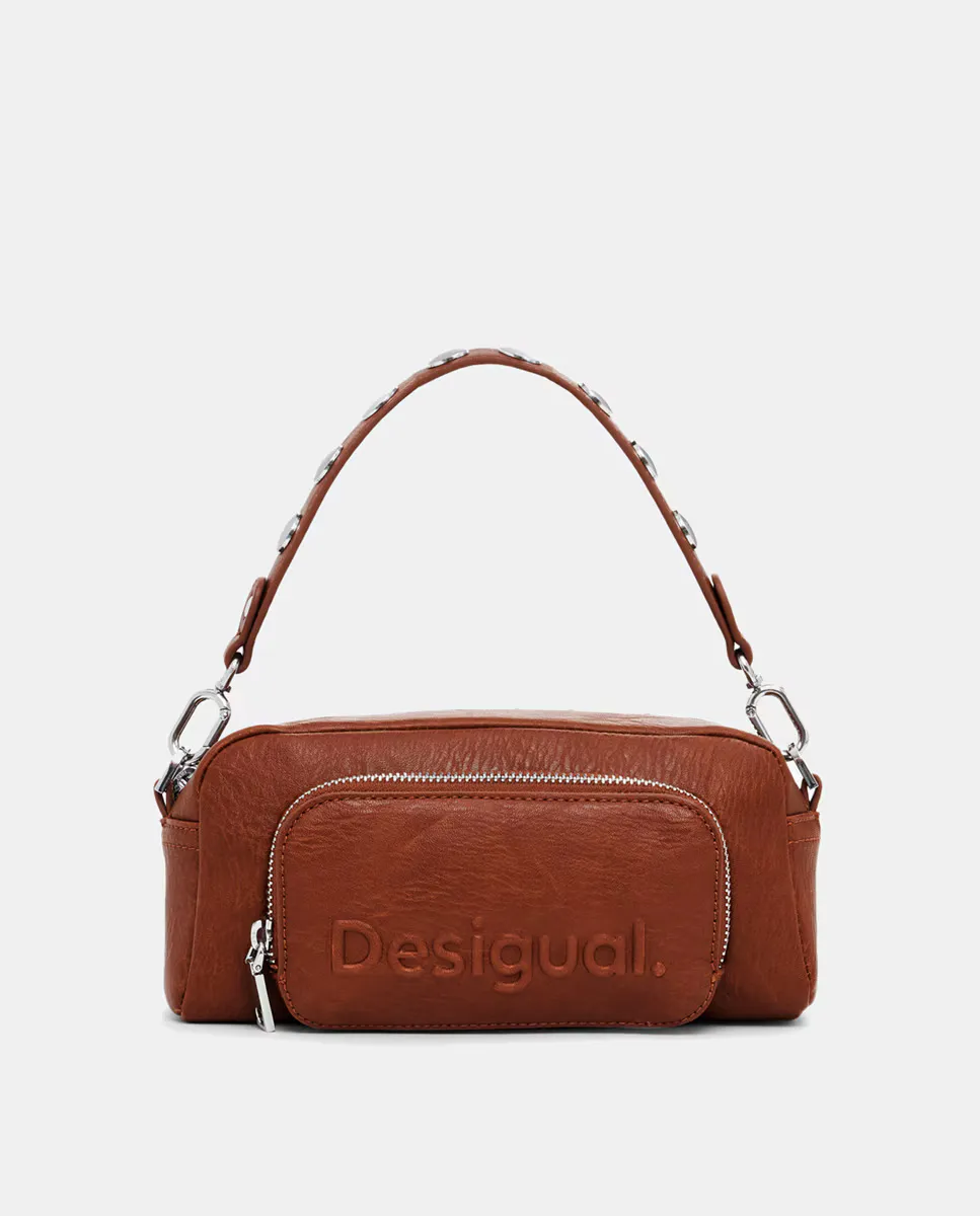 

Сумка M с эффектом гладкой кожи Desigual, коричневый