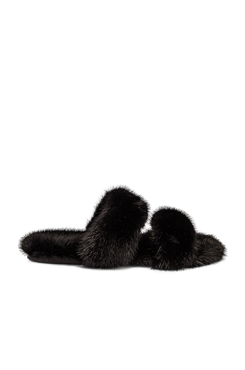 Отбеливающие сандалии Saint Laurent, цвет Nero