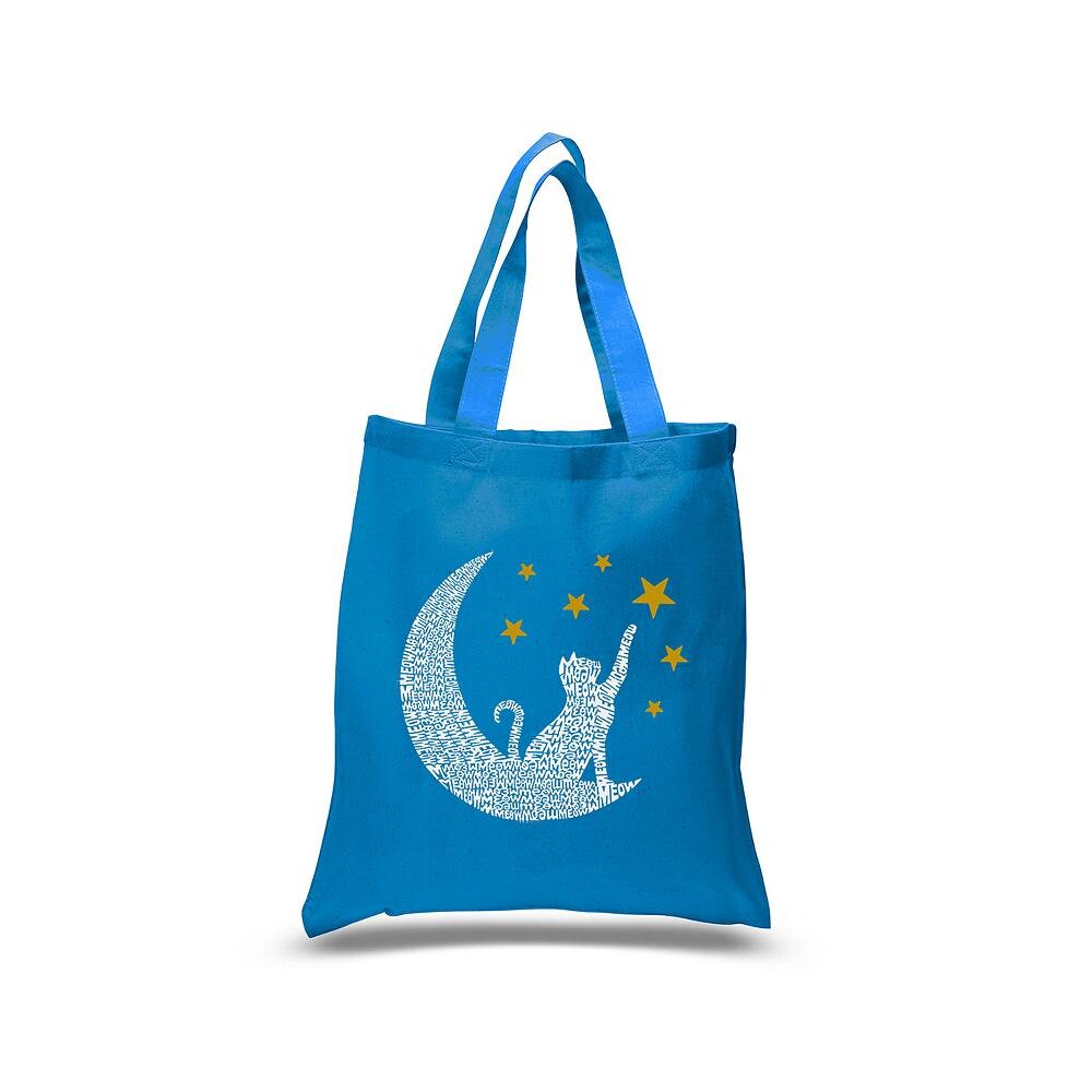 

Cat Moon — маленькая большая сумка Word Art LA Pop Art, цвет Sapphire