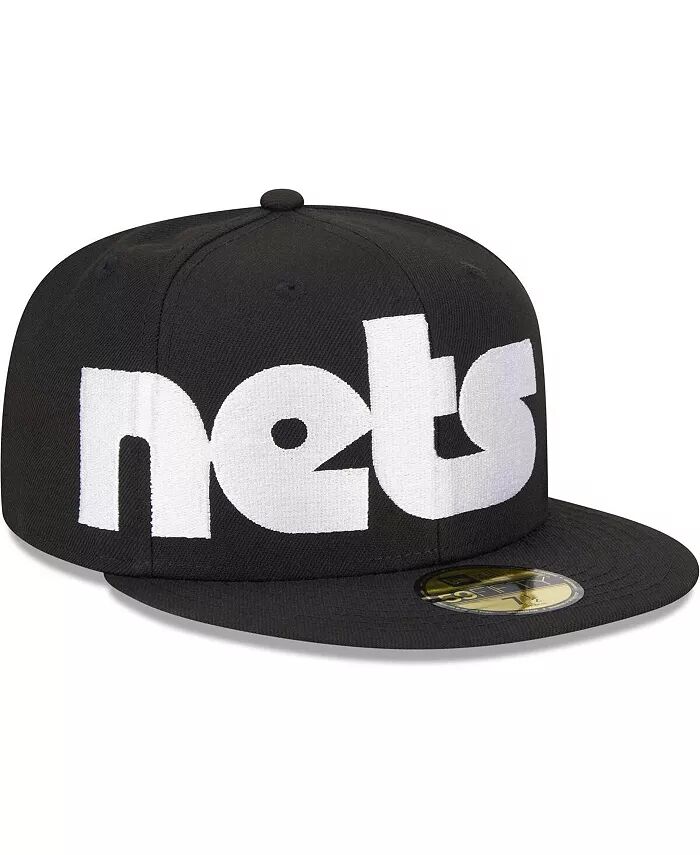 

Мужская черная шапка Brooklyn Nets Checkerboard UV 59FIFTY Fitted New Era