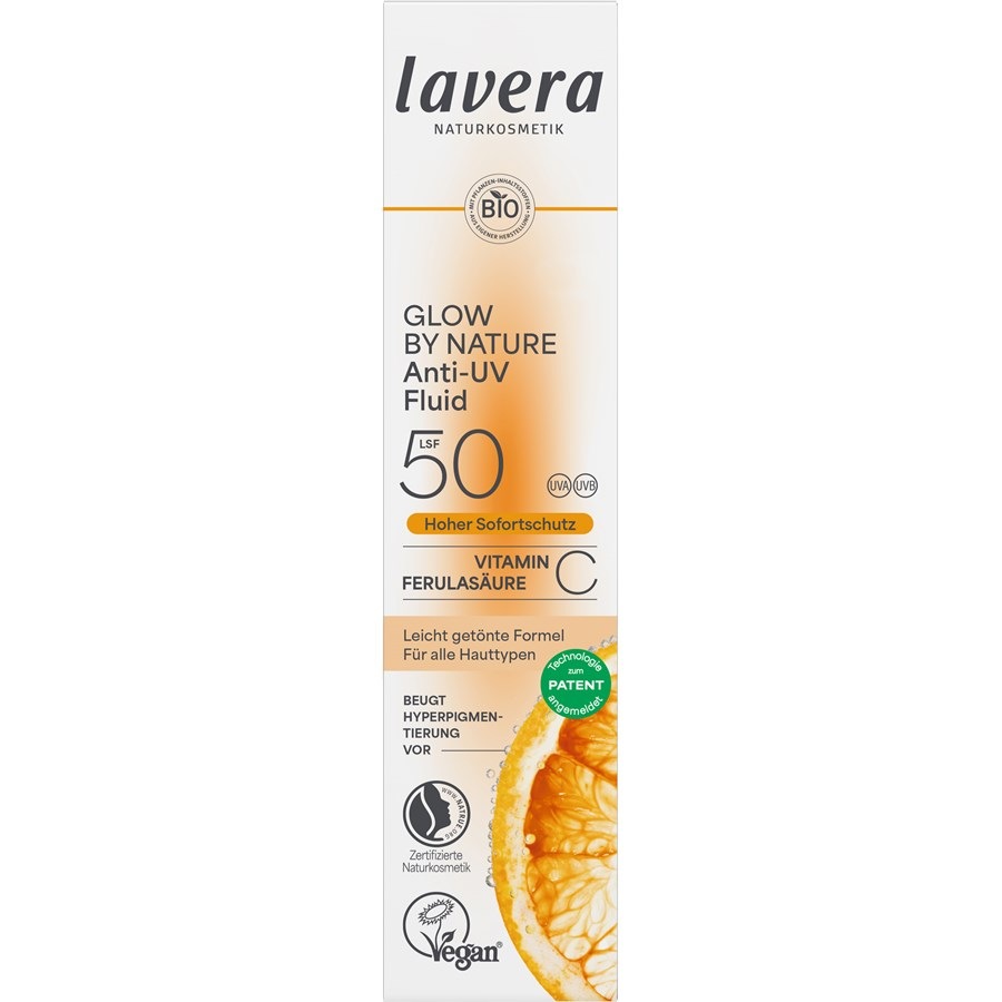 Солнцезащитный крем anti-uv fluid lsf 50 Lavera, объем 40 мл — фото 2