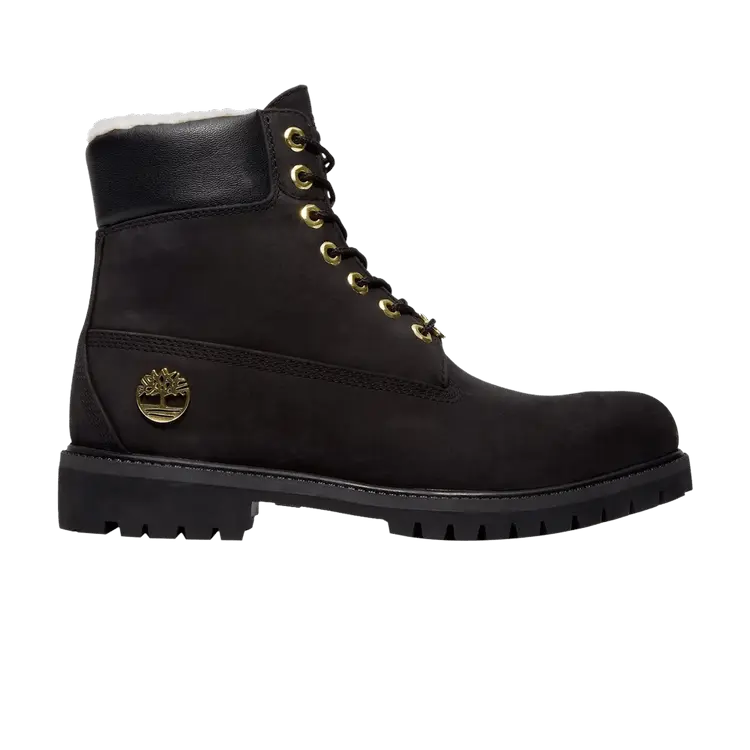 

Ботинки Timberland 6 Inch Fleece Lined Waterproof Boot 'Black Gold', черный