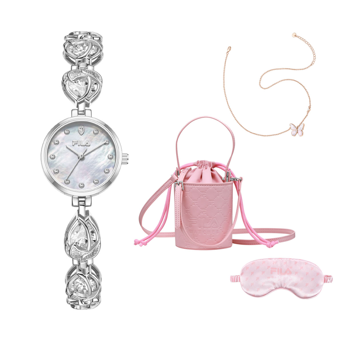 

FILA Женские часы на стальном браслете с кварцевым механизмом и циферблатом цвета перламутра