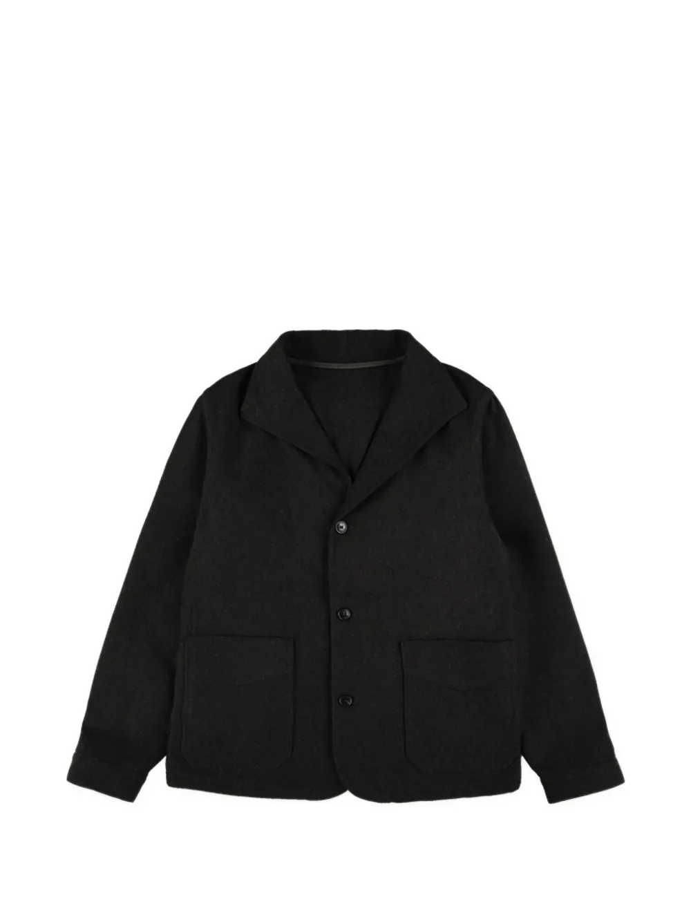 

Жакет в елочку с накладными карманами из Шотландии Fortela, черный