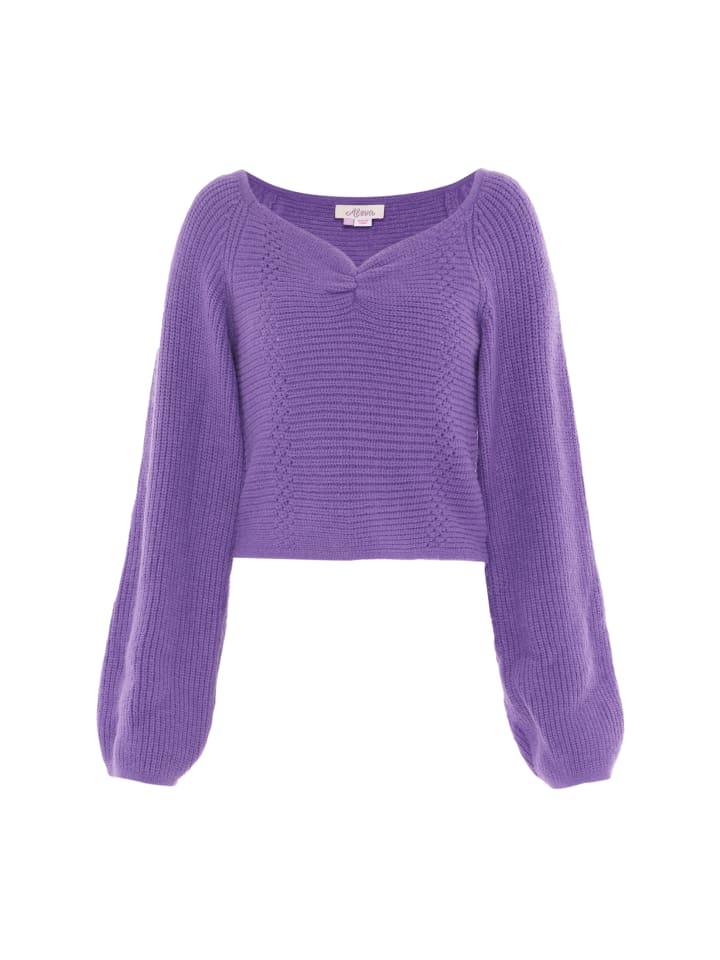 

Женский свитер фиолетового цвета faina