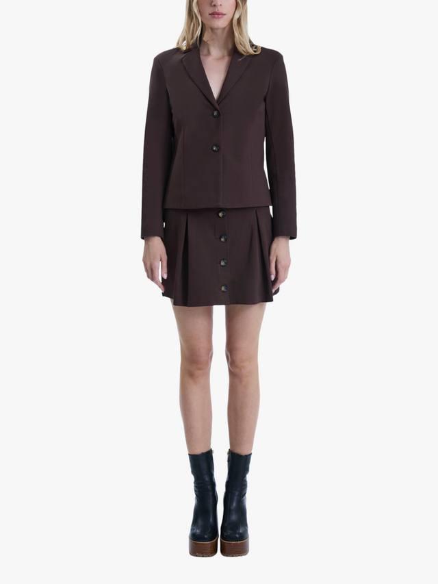 

Мини-юбка на пуговицах James Lakeland, Brown