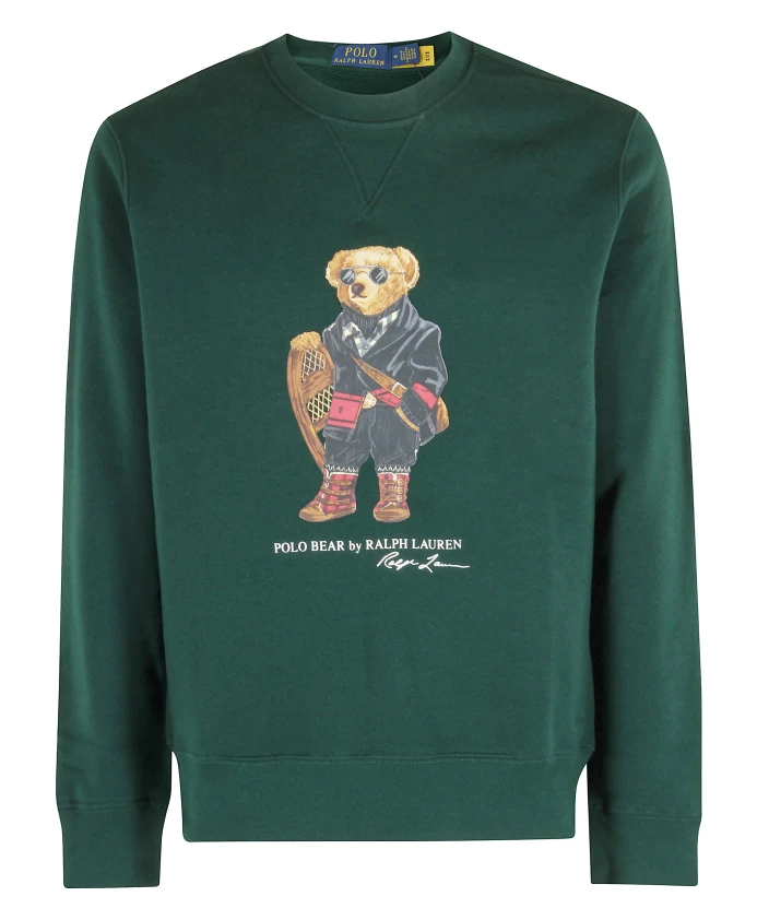 

Толстовка с изображением медведя Polo Ralph Lauren, зеленый