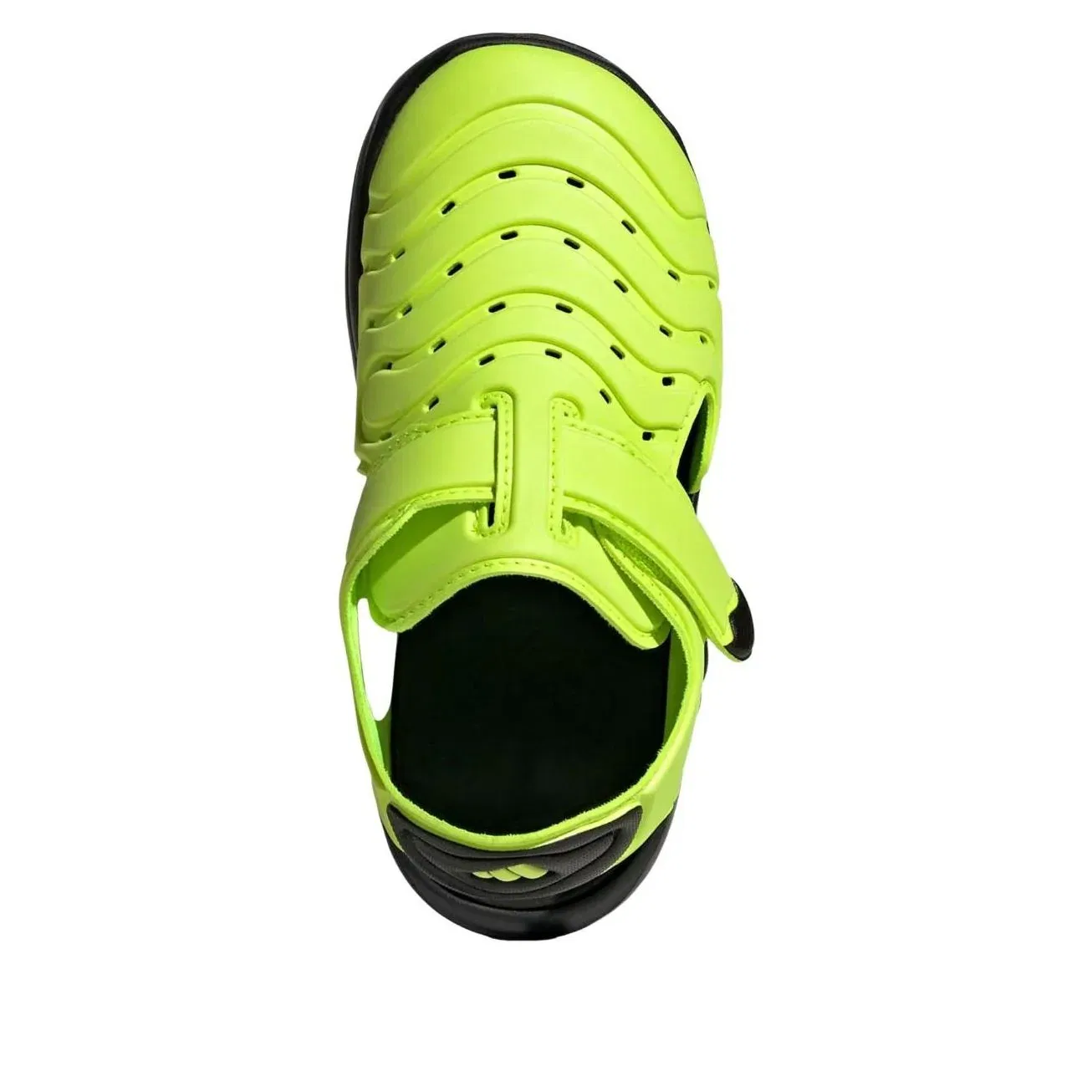 Сандалии Adidas Water Sandal 2 'Lucid Lemon Black' HQ4994, зеленый — фото 3