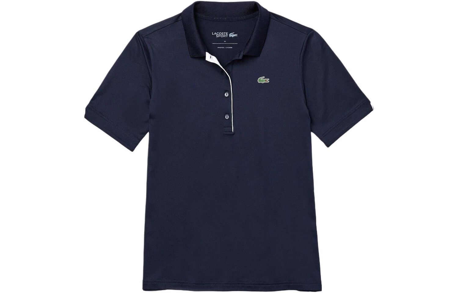 

Рубашка поло женская темно-синяя Lacoste