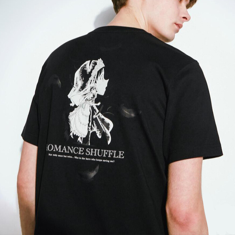 UNIQLO Футболка унисекс, цвет Black — фото 4
