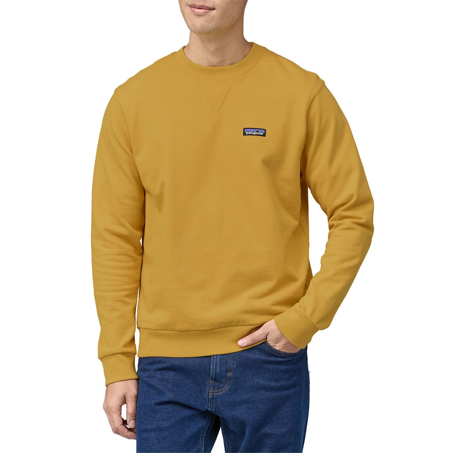 

Толстовка Patagonia Regenerative Organic Certified Cotton Crewneck, цвет Surfboard Yellow