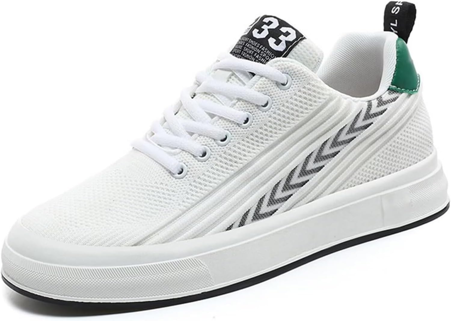 

Мужские модные кроссовки на шнуровке, сетчатые, слипоны для ходьбы, легкие спортивные кроссовки для мужчин Generic, белый