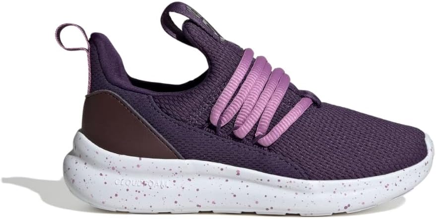 Беговые кроссовки adidas Kids Lite Racer Adapt 7.0, белый/фиолетовый — фото 2