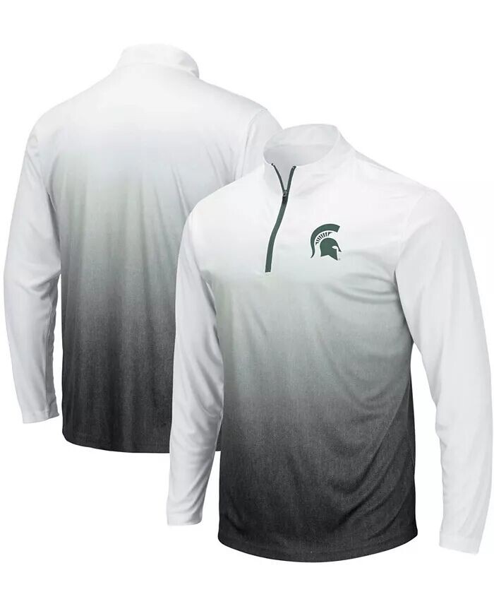 

Мужская серая куртка на молнии с логотипом Michigan State Spartans Magic Team Colosseum