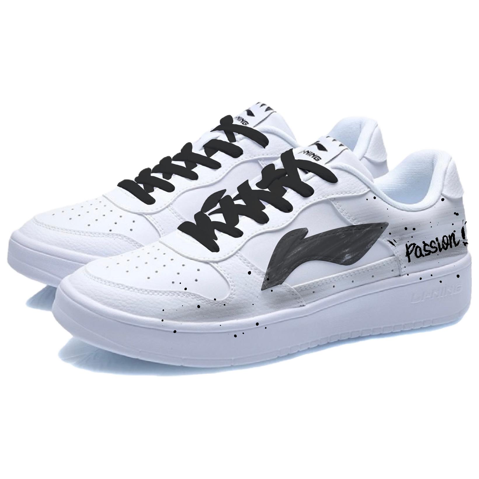 Li-Ning Floating Boat Ink White Rhythm синтетическая кожа амортизация увеличение роста износостойкий легкий — фото 4