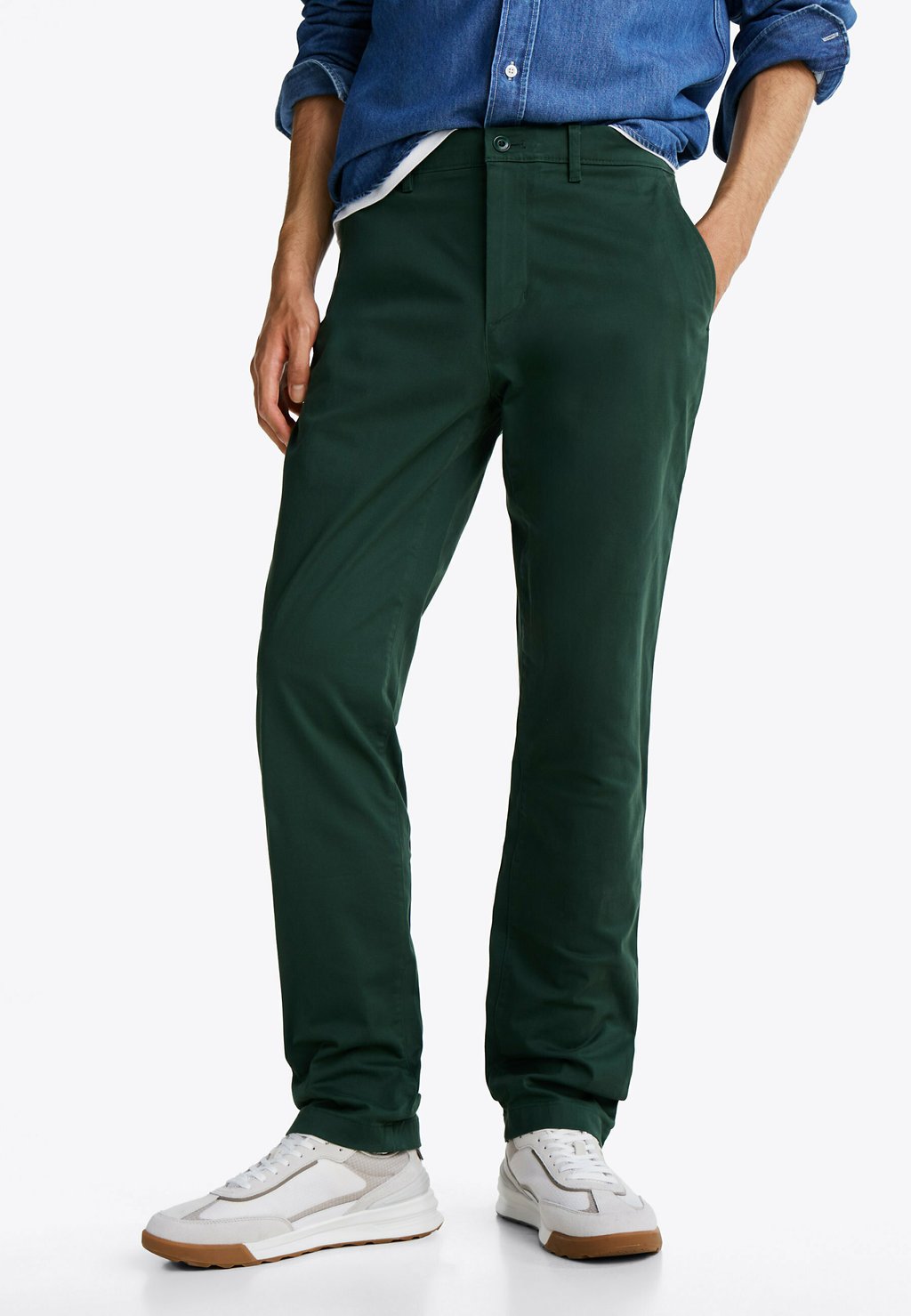 

Чиносы DENTON Tommy Hilfiger, зеленый