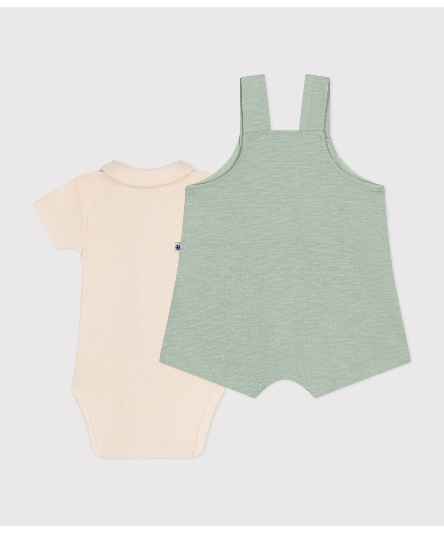 Детский комплект из 2 предметов PETIT BATEAU, Light green — фото 3