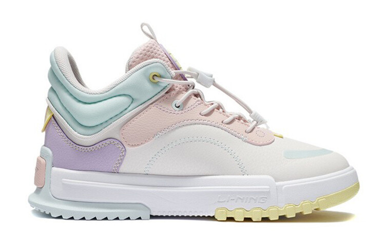 Детские кроссовки для скейтбординга GS Mid-top Peach Pink Lining Young — фото 2