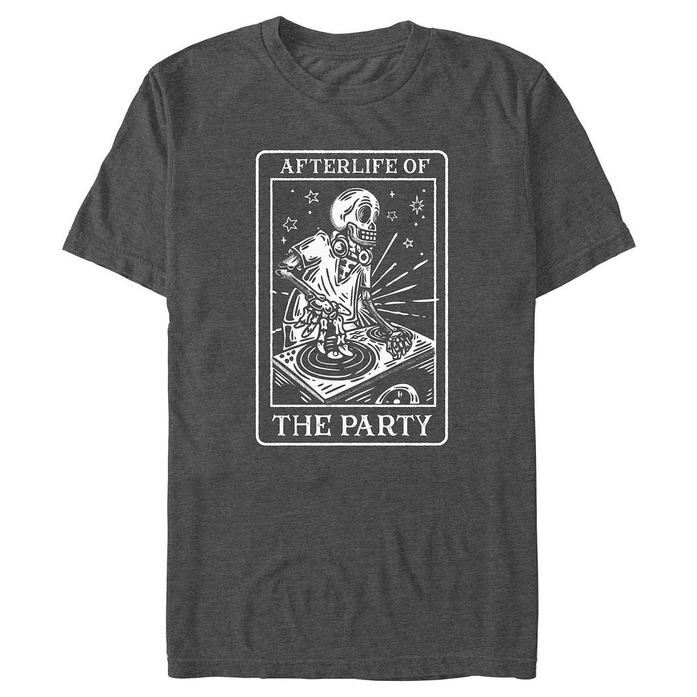 

Футболка с графическим изображением Big & Tall Afterlife Of The Party Card, цвет Charcoal Heather