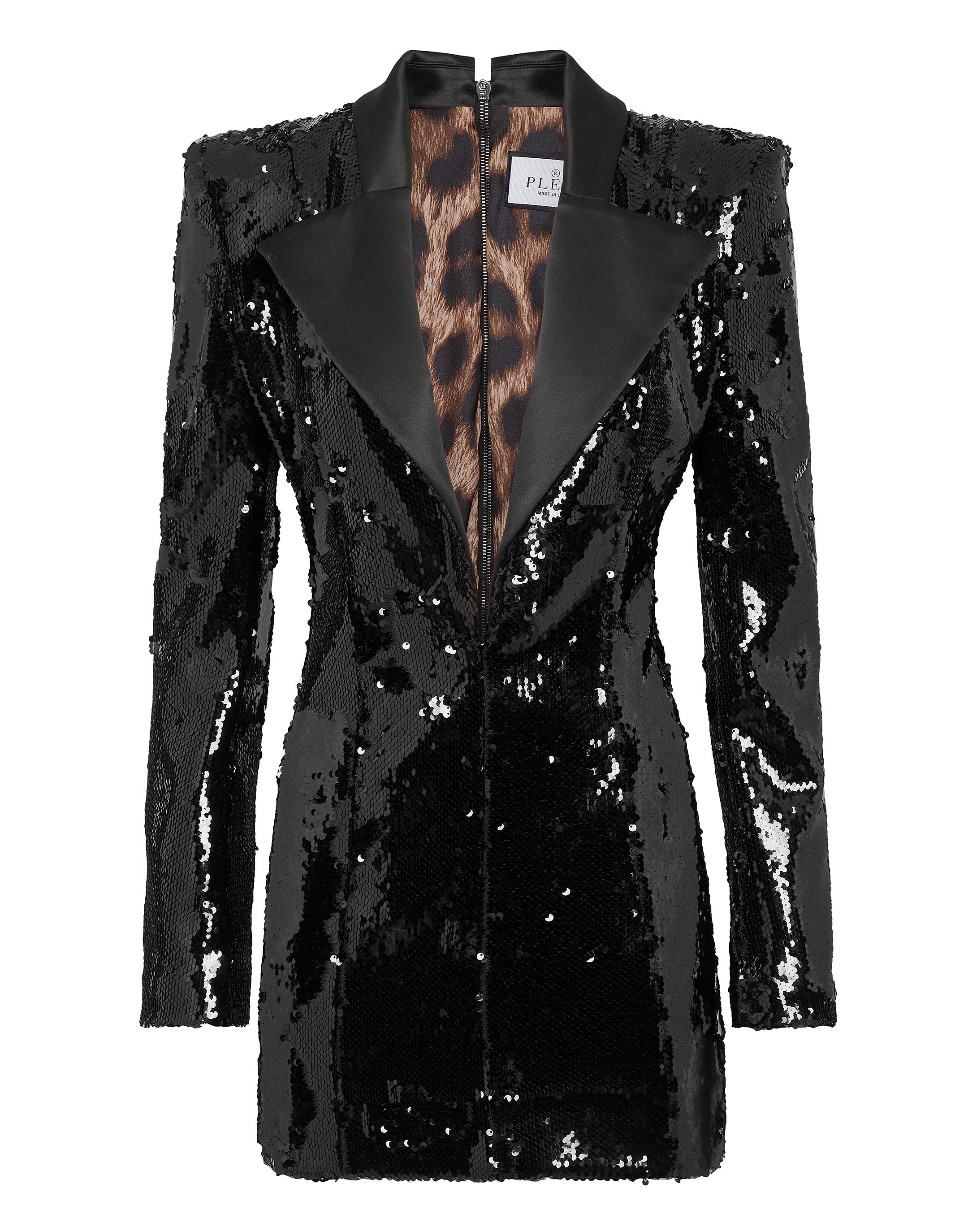 

Платье с пайетками PHILIPP PLEIN, черный