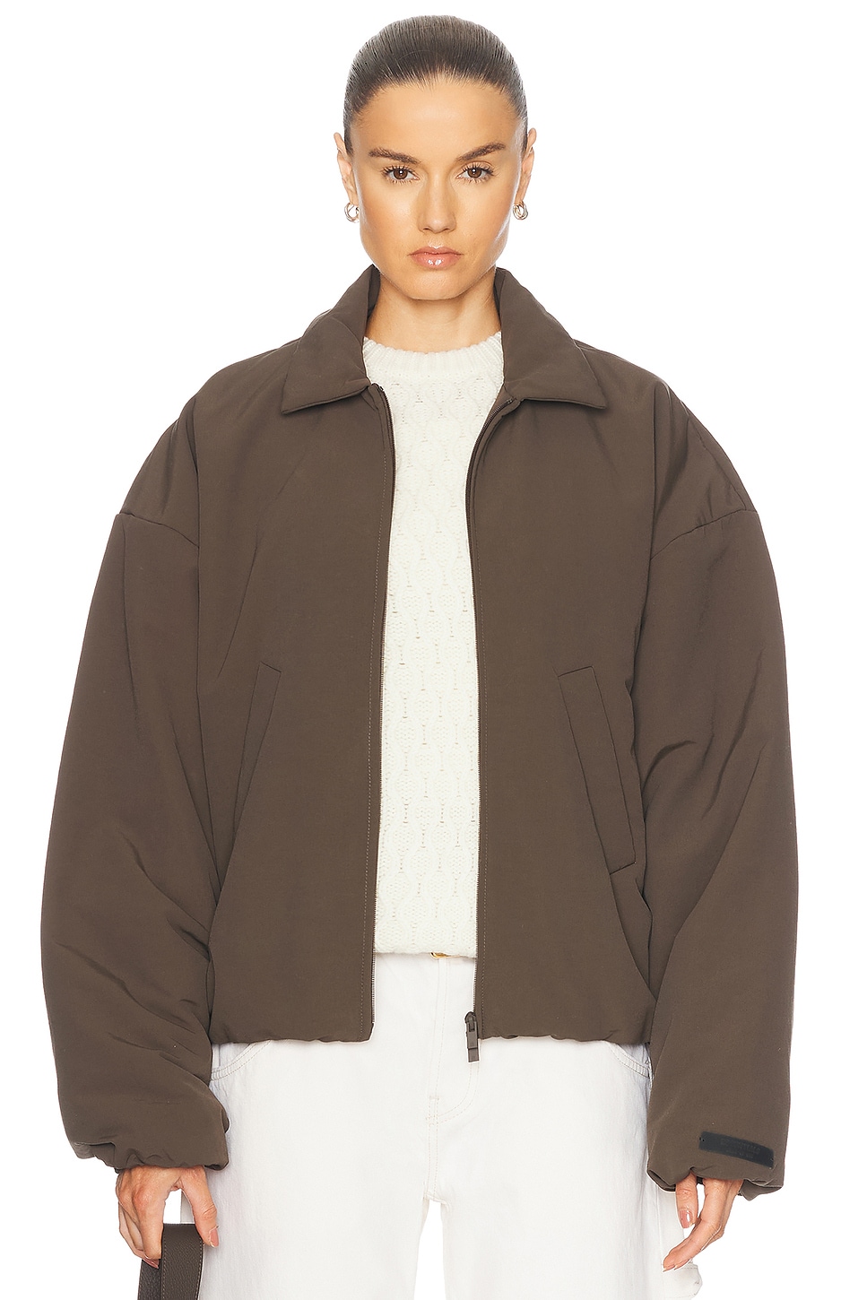 

Куртка-бомбер Fear of God ESSENTIALS, коричневый