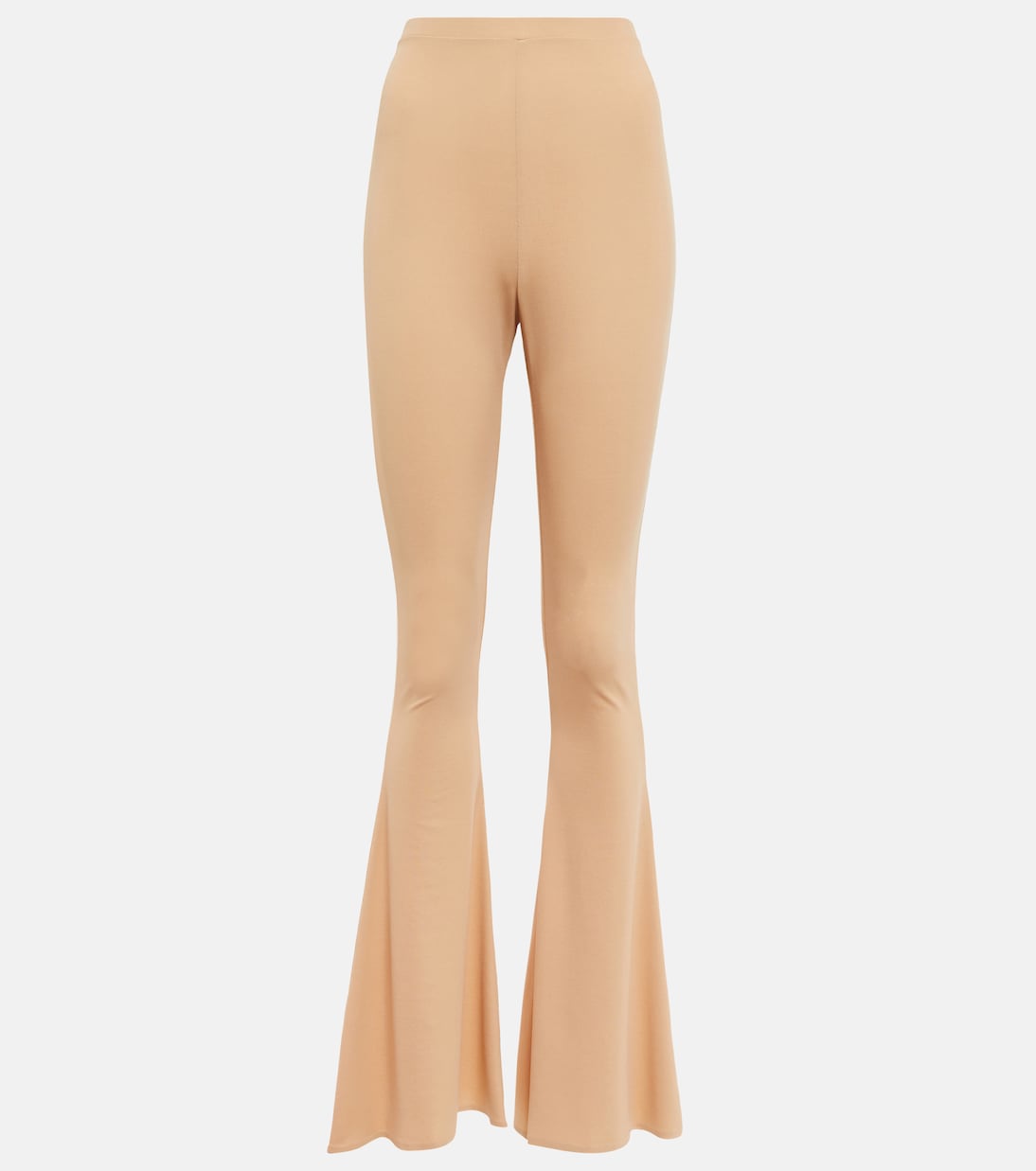 

Расклешенные брюки из джерси с высокой талией Magda Butrym, бежевый